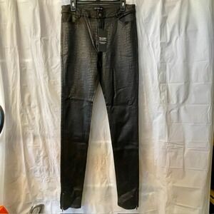 Alloy Apparel Tall & Fierce Crocodile Embossed Ankle Zip Skinny Pants Sz 8